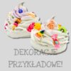 dekoracje świecy, nakrętki ozdobne przykładowe