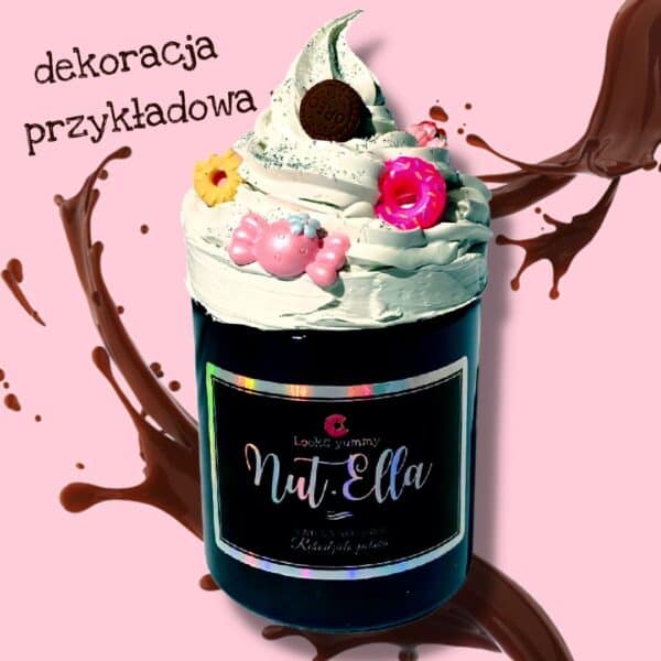świeca dekorowana looks yummy dekorowane wieczko