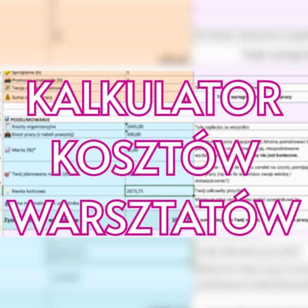 Kalkulator kosztów warsztatów