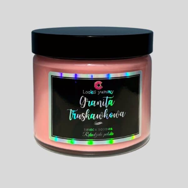 Świeca zapachowa Granita truskawkowa 250 ml