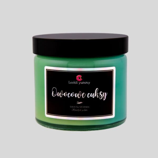 świeca zapachowa - owocowe cuksy -250ml