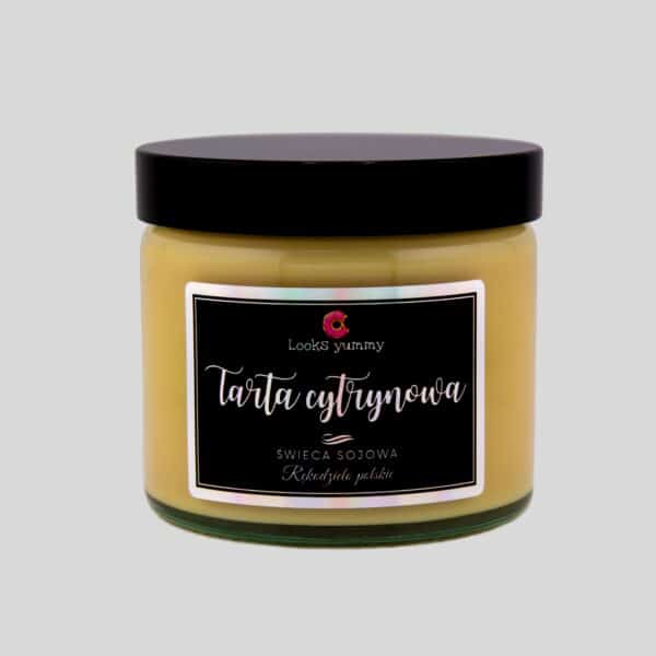świeca sojowa zapachowa 250 ml tarta cytrynowa