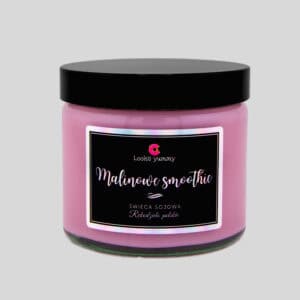 Święca zapachowa, sojowa Malinowe smoothie 250 ml
