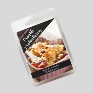 wosk zapachpwy do kominka crumble z rabarbarem looks yummy