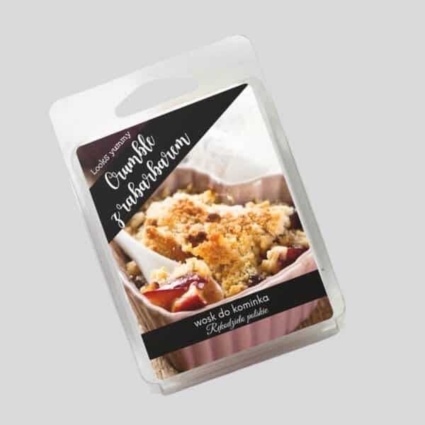 wosk zapachpwy do kominka crumble z rabarbarem looks yummy