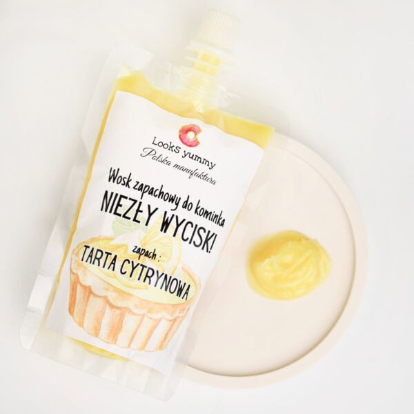 wosk do kominka, wyciskany w tubce, niezły wycisk, tarta cytrynowa