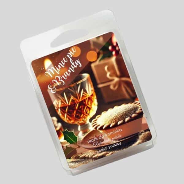 wosk zapachowy do kominka Mince pie & Brandy