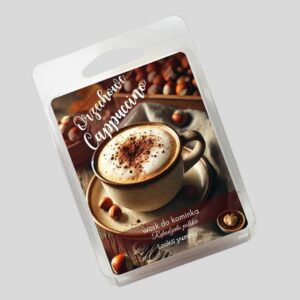wosk zapachowy dom kominka Orzechowe Cappuccino